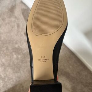 Cole Haan Black Leather Pointed Heel